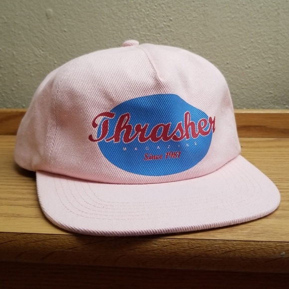 pink thrasher hat